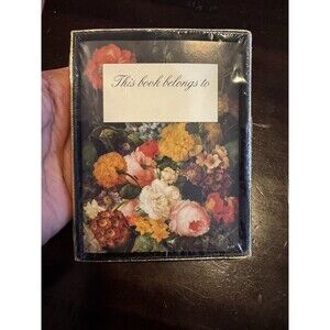 VTG Antioch Floral Roses Flower Bookplates Labels This book belongings To
